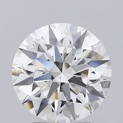 3.42ct H VS1 Rare Carat Ideal Cut Round Lab Grown Diamond