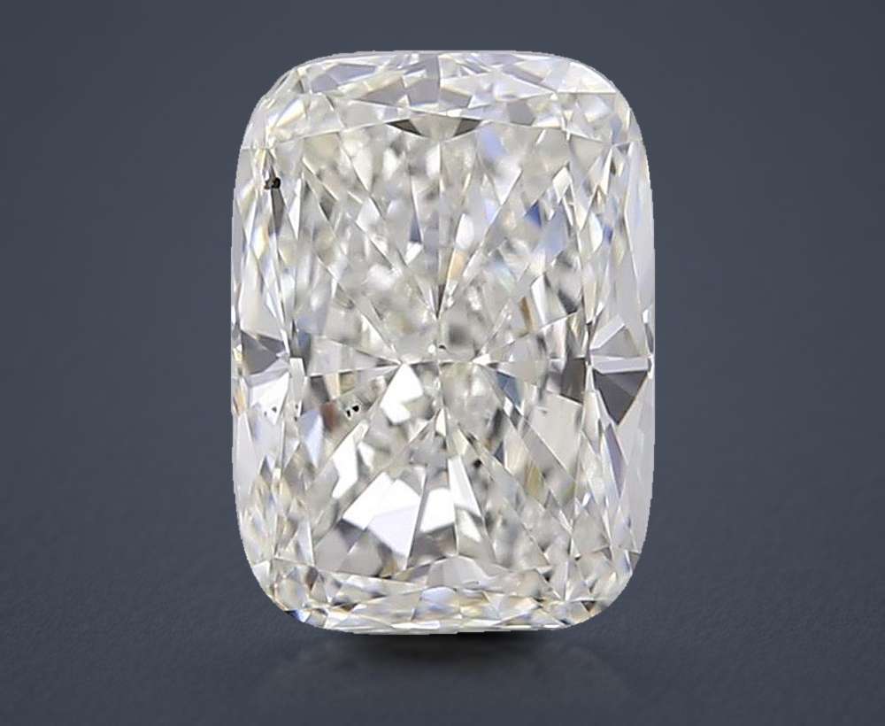 0.90ct F VS2 Very Good Cut Cushion Lab Grown Diamond