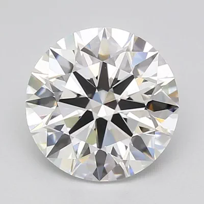 3.02ct D VVS2 Rare Carat Ideal Cut Round Lab Grown Diamond