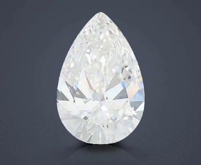 6.25ct F VVS2 Rare Carat Ideal Cut Pear Lab Grown Diamond