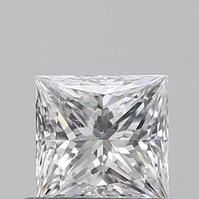 0.50ct D VS2 Rare Carat Ideal Cut Princess Diamond