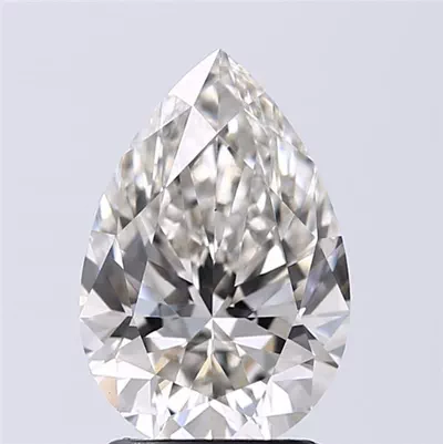2.01ct H VS1 Rare Carat Ideal Cut Pear Lab Grown Diamond