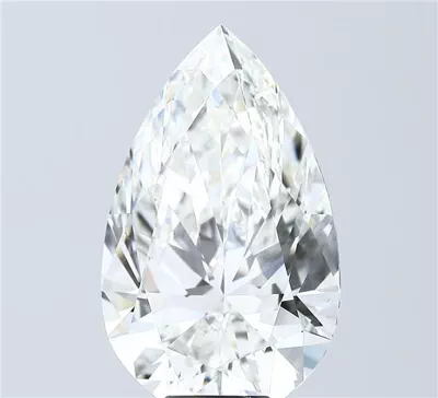 10.09ct G VVS2 Rare Carat Ideal Cut Pear Lab Grown Diamond