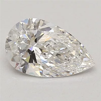 1.59ct D VVS2 Rare Carat Ideal Cut Pear Lab Grown Diamond