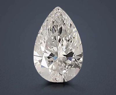 0.75ct D VVS1 Rare Carat Ideal Cut Pear Lab Grown Diamond