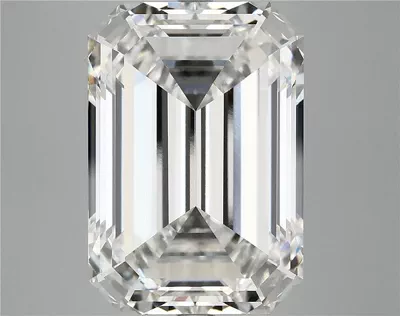 14.83ct F VVS2 Rare Carat Ideal Cut Emerald Lab Grown Diamond