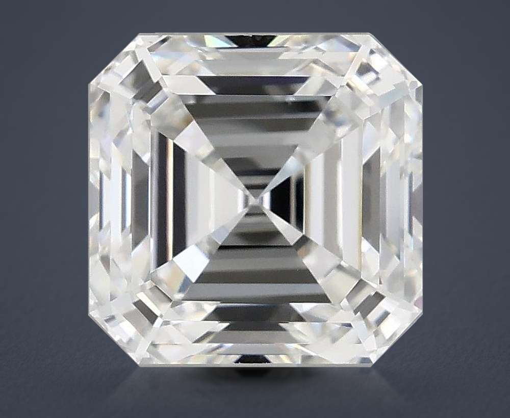 3.95ct E VVS2 Rare Carat Ideal Cut Asscher Lab Grown Diamond