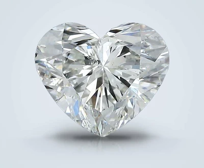 2.00ct K SI2 Rare Carat Ideal Cut Heart Diamond