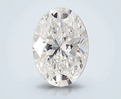 3.06ct E VS1 Rare Carat Ideal Cut Oval Lab Grown Diamond