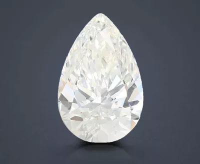 4.56ct F VVS2 Rare Carat Ideal Cut Pear Lab Grown Diamond