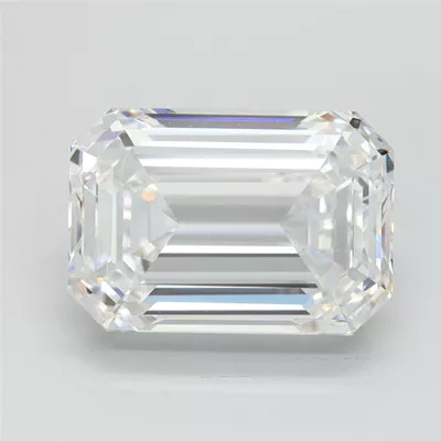 3.07ct G VVS2 Rare Carat Ideal Cut Emerald Lab Grown Diamond