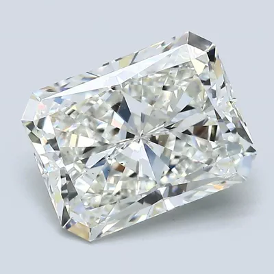 3.50ct I SI1 Rare Carat Ideal Cut Radiant Diamond