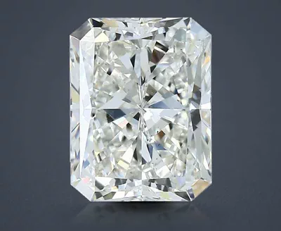 3.50ct I SI1 Rare Carat Ideal Cut Radiant Diamond