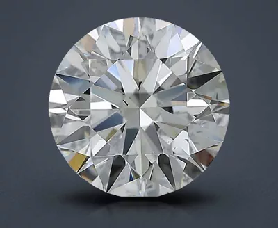 2.60ct K VS2 Rare Carat Ideal Cut Round Diamond