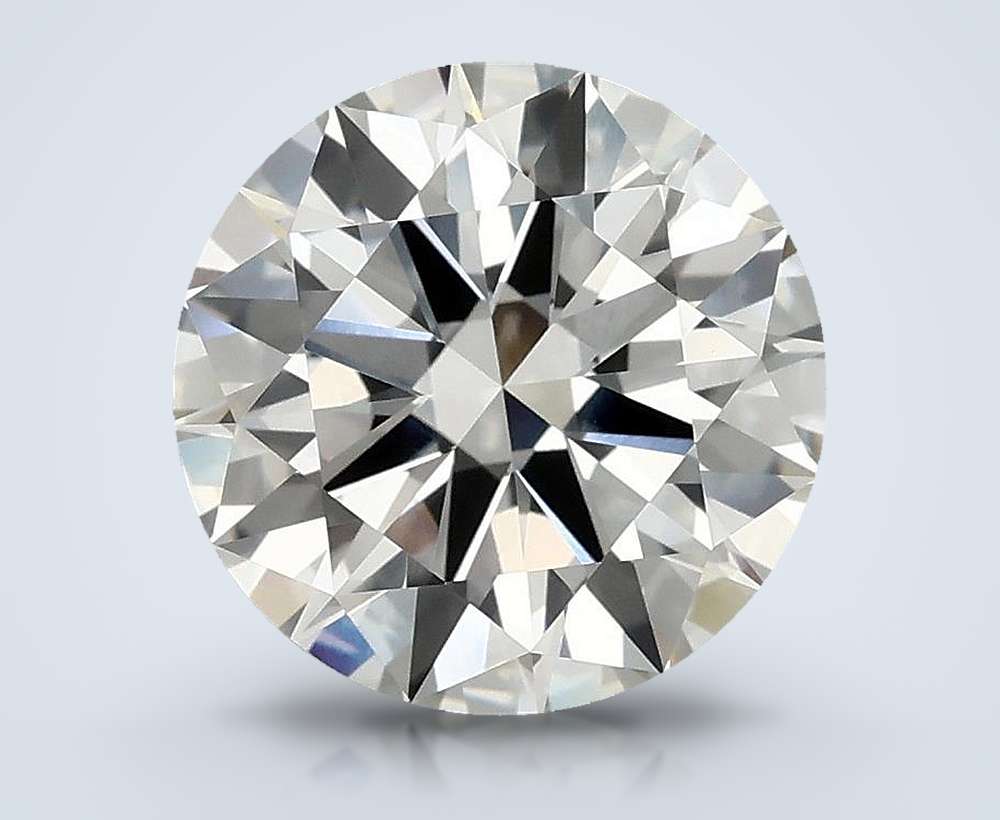3.05ct H VVS2 Excellent Cut Round Lab Grown Diamond