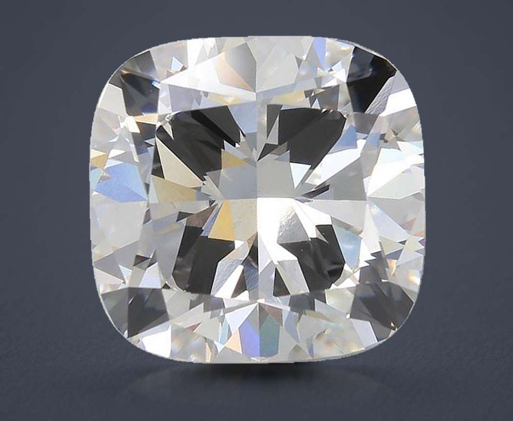 12.04ct F VVS2 Rare Carat Ideal Cut Cushion Lab Grown Diamond