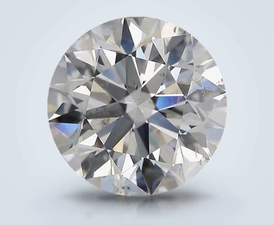 3.02ct F SI2 Excellent Cut Round Diamond