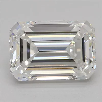 2.06ct E VVS2 Rare Carat Ideal Cut Emerald Lab Grown Diamond