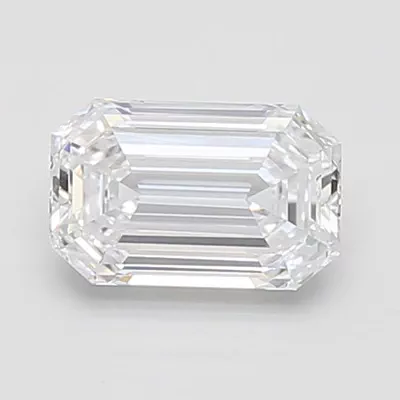 0.66ct D VVS1 Rare Carat Ideal Cut Emerald Lab Grown Diamond