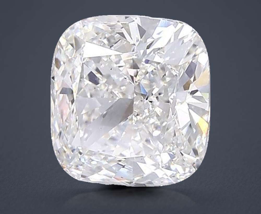 10.57ct F VS2 Rare Carat Ideal Cut Cushion Lab Grown Diamond