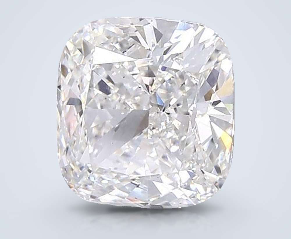 10.57ct F VS2 Rare Carat Ideal Cut Cushion Lab Grown Diamond