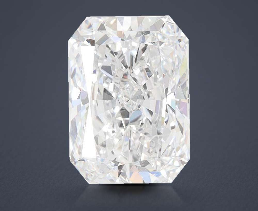 2.05ct D VVS1 Rare Carat Ideal Cut Radiant Lab Grown Diamond