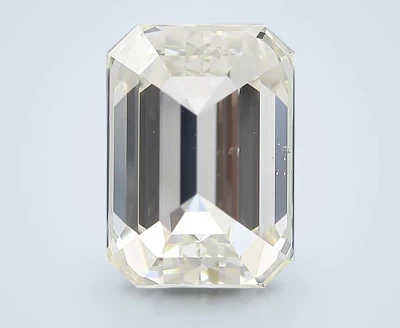 3.60ct I SI1 Rare Carat Ideal Cut Emerald Diamond