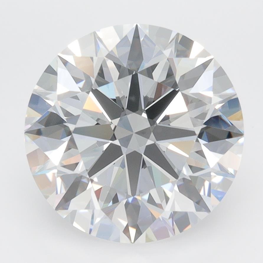 4.05ct D VVS2 Rare Carat Ideal Cut Round Lab Grown Diamond