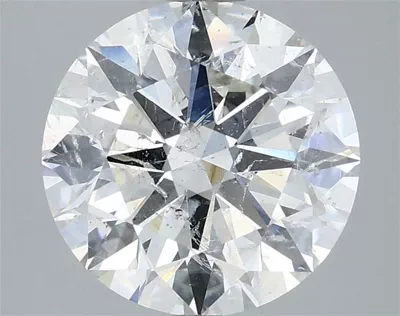 3.03ct H SI2 Rare Carat Ideal Cut Round Diamond