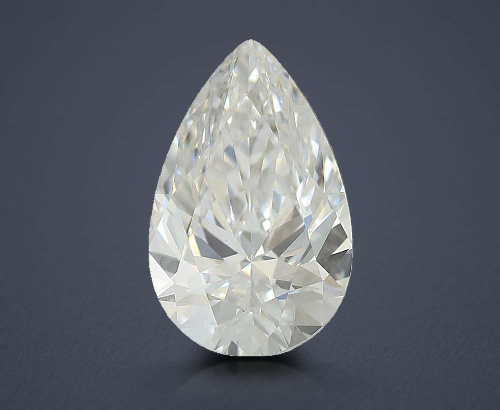 1.35ct D VVS2 Rare Carat Ideal Cut Pear Lab Grown Diamond