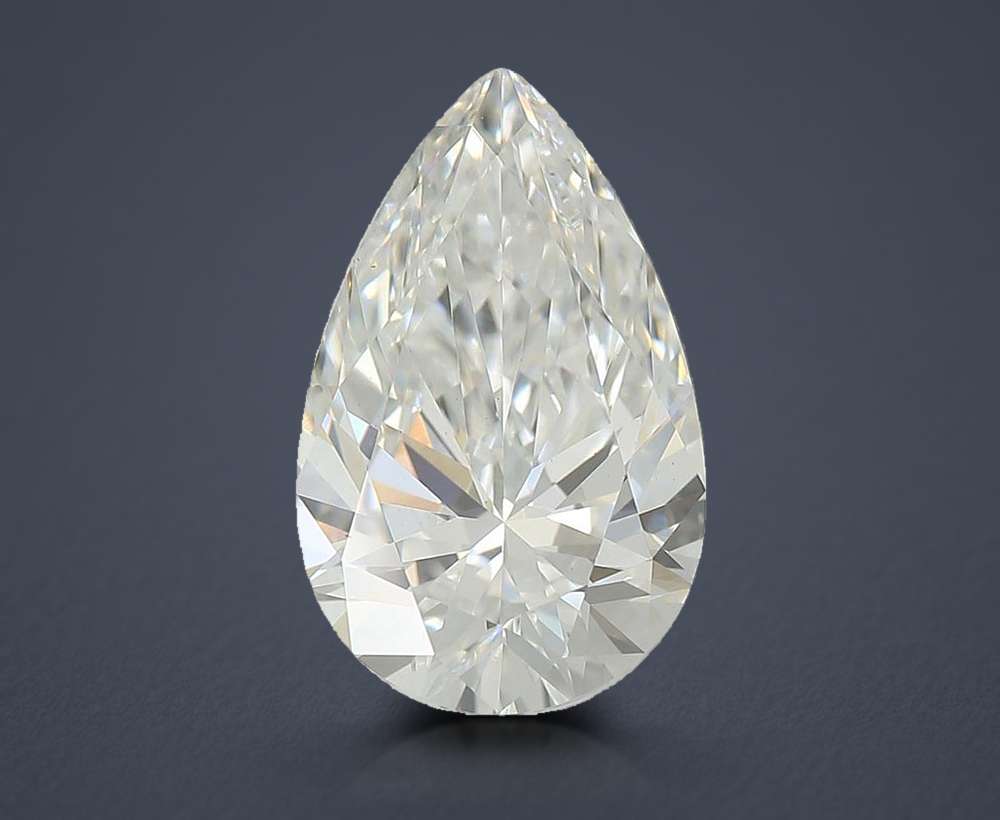 1.55ct D VS1 Rare Carat Ideal Cut Pear Lab Grown Diamond