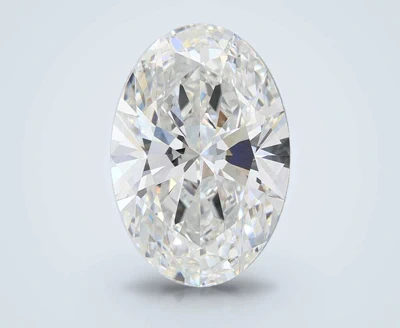 3.06ct F VVS2 Rare Carat Ideal Cut Oval Lab Grown Diamond