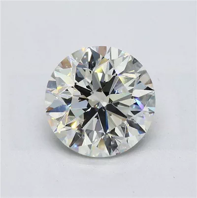 3.31ct F SI2 Excellent Cut Round Diamond