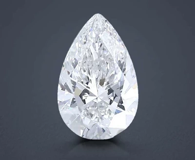 4.52ct F VVS2 Rare Carat Ideal Cut Pear Lab Grown Diamond