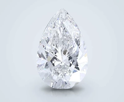 4.52ct F VVS2 Rare Carat Ideal Cut Pear Lab Grown Diamond