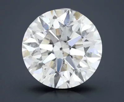 2.41ct I SI2 Rare Carat Ideal Cut Round Diamond