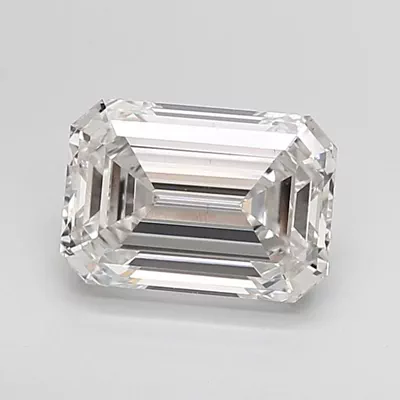 3.07ct G VS1 Rare Carat Ideal Cut Emerald Lab Grown Diamond