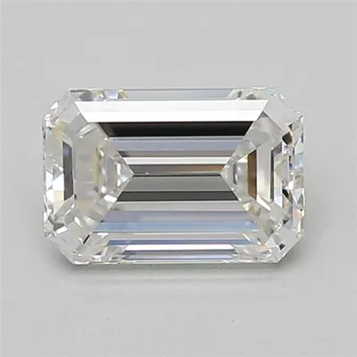 1.71ct E VS1 Rare Carat Ideal Cut Emerald Lab Grown Diamond