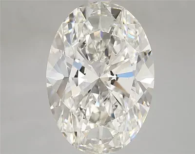 6.08ct H VS1 Rare Carat Ideal Cut Oval Lab Grown Diamond