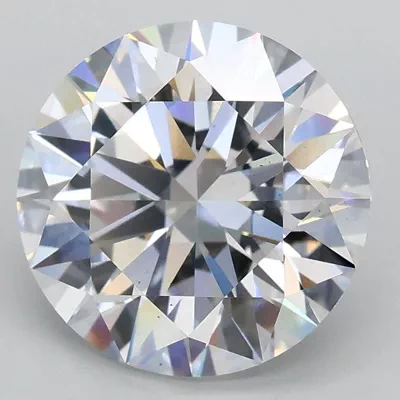 3.02ct D VS2 Rare Carat Ideal Cut Round Lab Grown Diamond