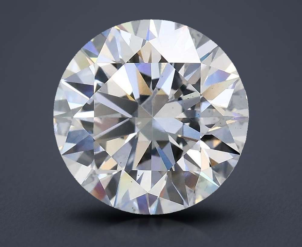 3.02ct D VS2 Rare Carat Ideal Cut Round Lab Grown Diamond