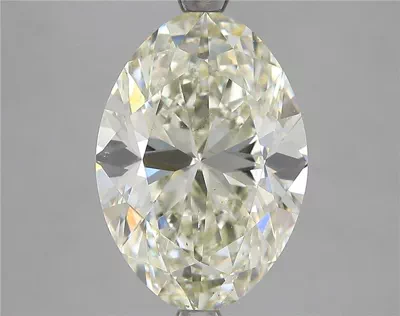 5.52ct K SI1 Rare Carat Ideal Cut Oval Diamond