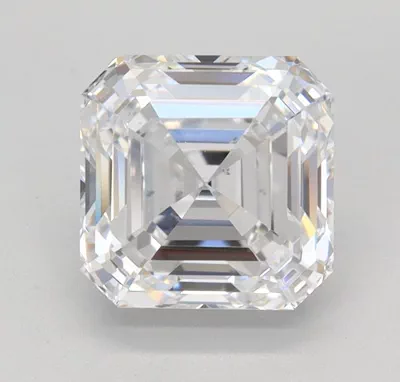 1.50ct D VS2 Rare Carat Ideal Cut Asscher Lab Grown Diamond