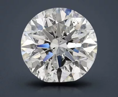 5.07ct G SI2 Rare Carat Ideal Cut Round Diamond