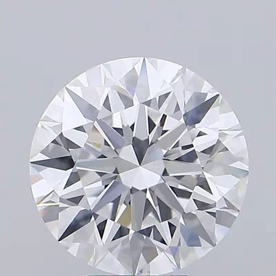 6.27ct D VVS2 Rare Carat Ideal Cut Round Lab Grown Diamond