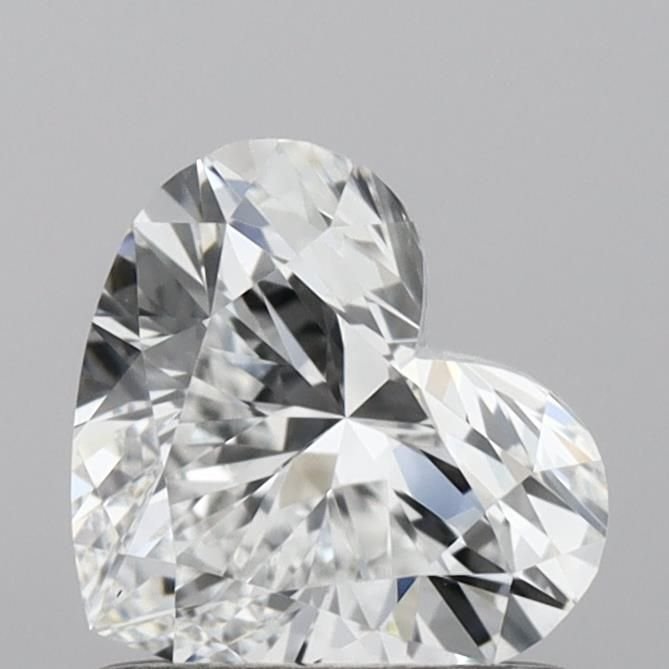 0.80ct E VVS2 Rare Carat Ideal Cut Heart Lab Grown Diamond