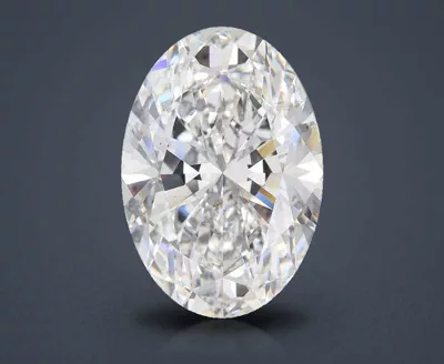 10.69ct F VS2 Rare Carat Ideal Cut Oval Lab Grown Diamond