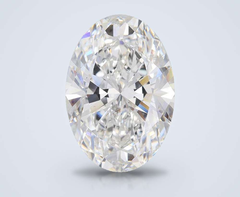 10.69ct F VS2 Rare Carat Ideal Cut Oval Lab Grown Diamond