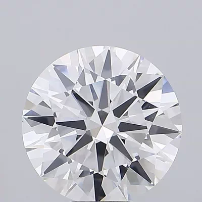 6.04ct F VVS1 Excellent Cut Round Lab Grown Diamond
