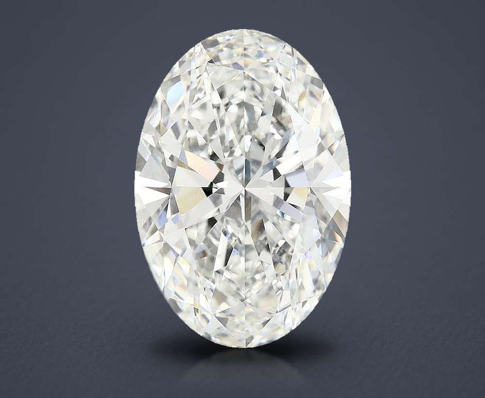 10.04ct F VVS2 Rare Carat Ideal Cut Oval Lab Grown Diamond